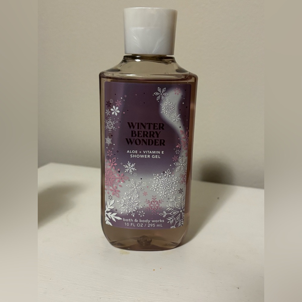 Bath & Body Works Winter Berry Wonder Aloe Shower Gel - New